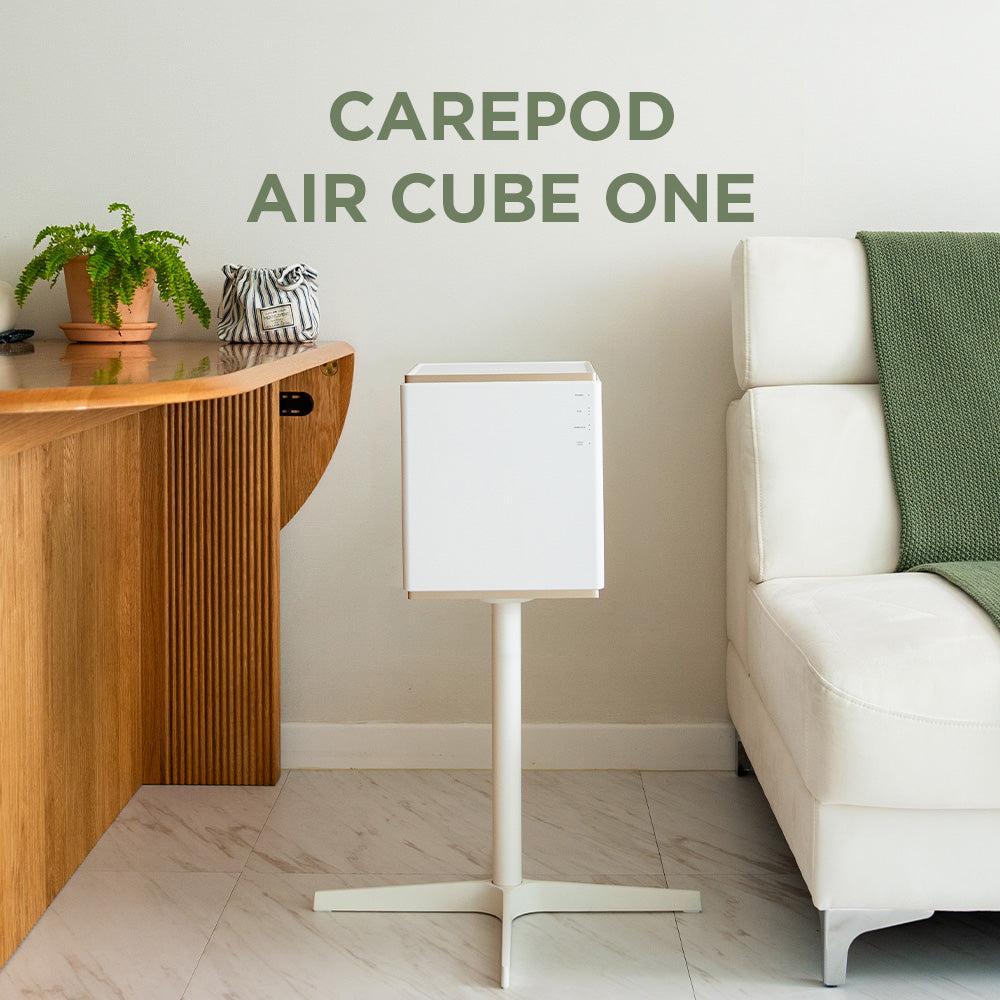 静音設計コンパクト空気清浄機  (Air Cube One)