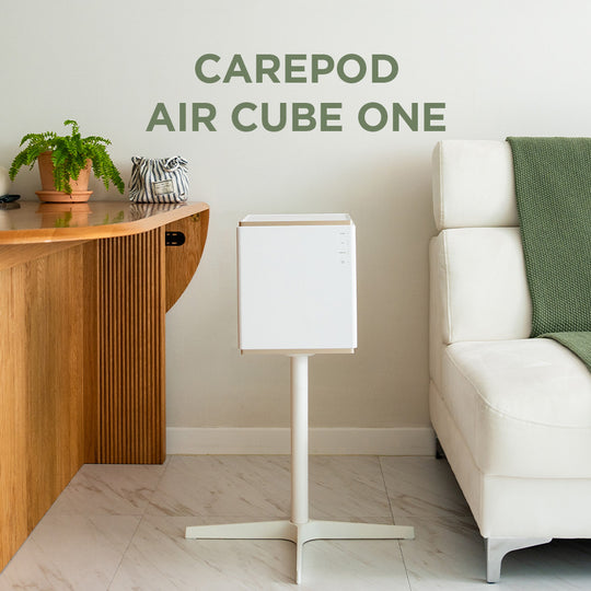 静音設計コンパクト空気清浄機  (Air Cube One)