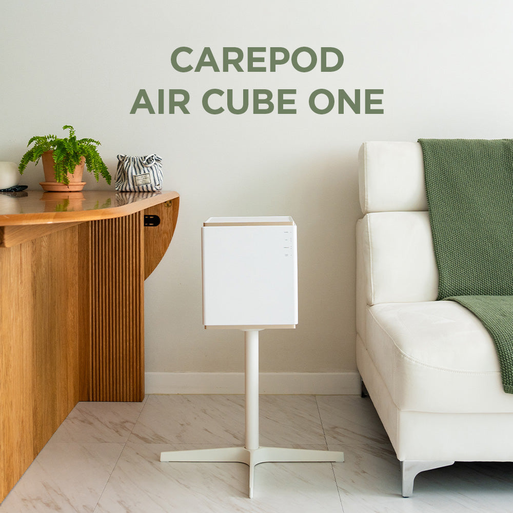 静音設計コンパクト空気清浄機  (Air Cube One)