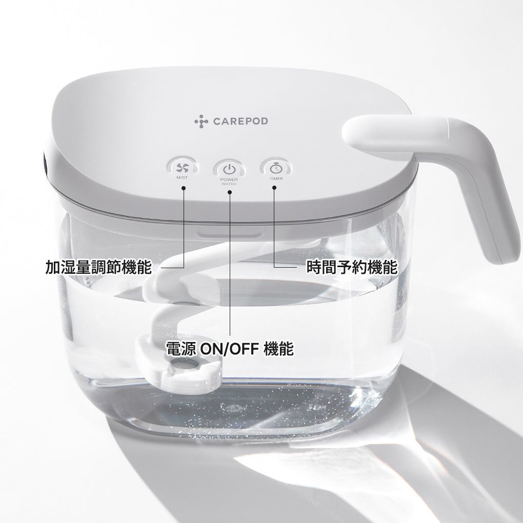 透明なミニ卓上加湿器 Mini (J20)