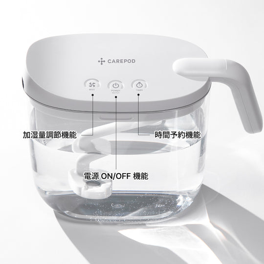 透明なミニ卓上加湿器 Mini (J20)