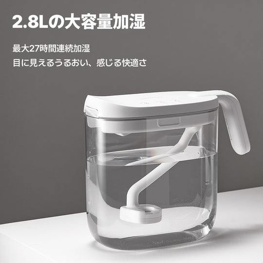 透明なミニ卓上加湿器 Mini (J20)