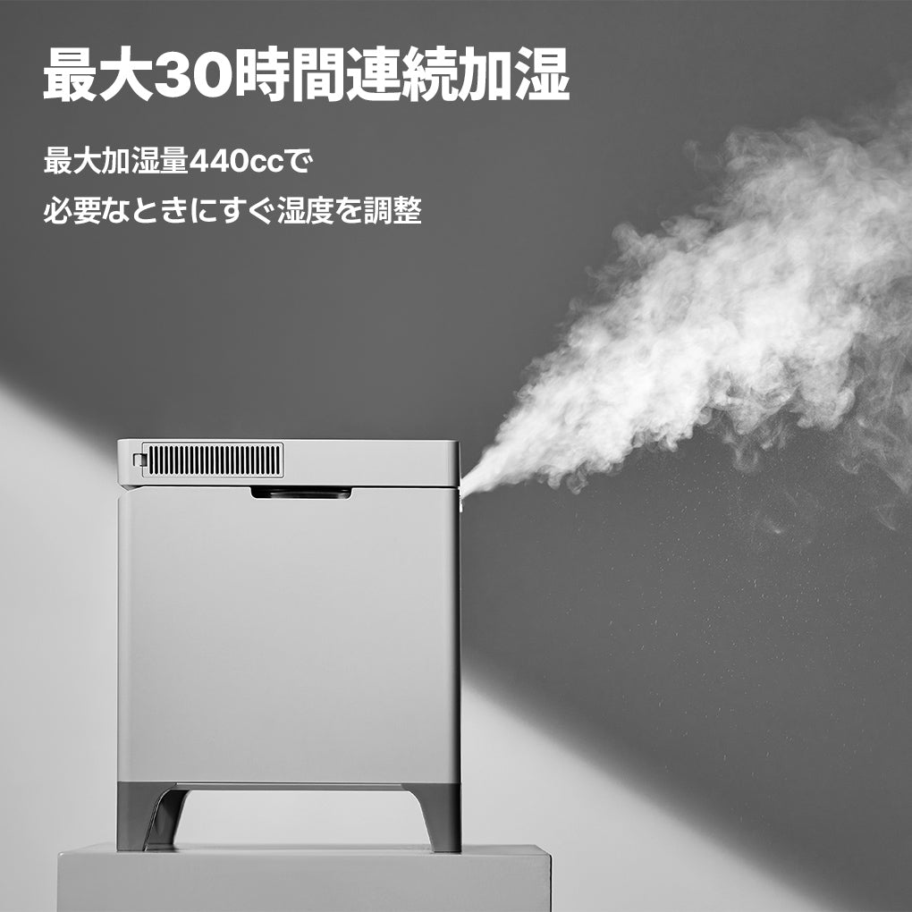 ステンレス製ハイブリッド加湿器 | 超音波・低温加熱式 - Carepod Japan