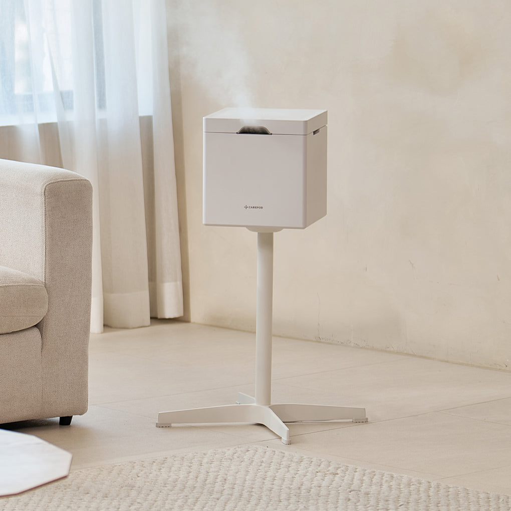 ケアポッド加湿器ジャンク 加湿器 ハイブリッド加湿器 4L 卓上 上部給水 空気清浄機 消臭