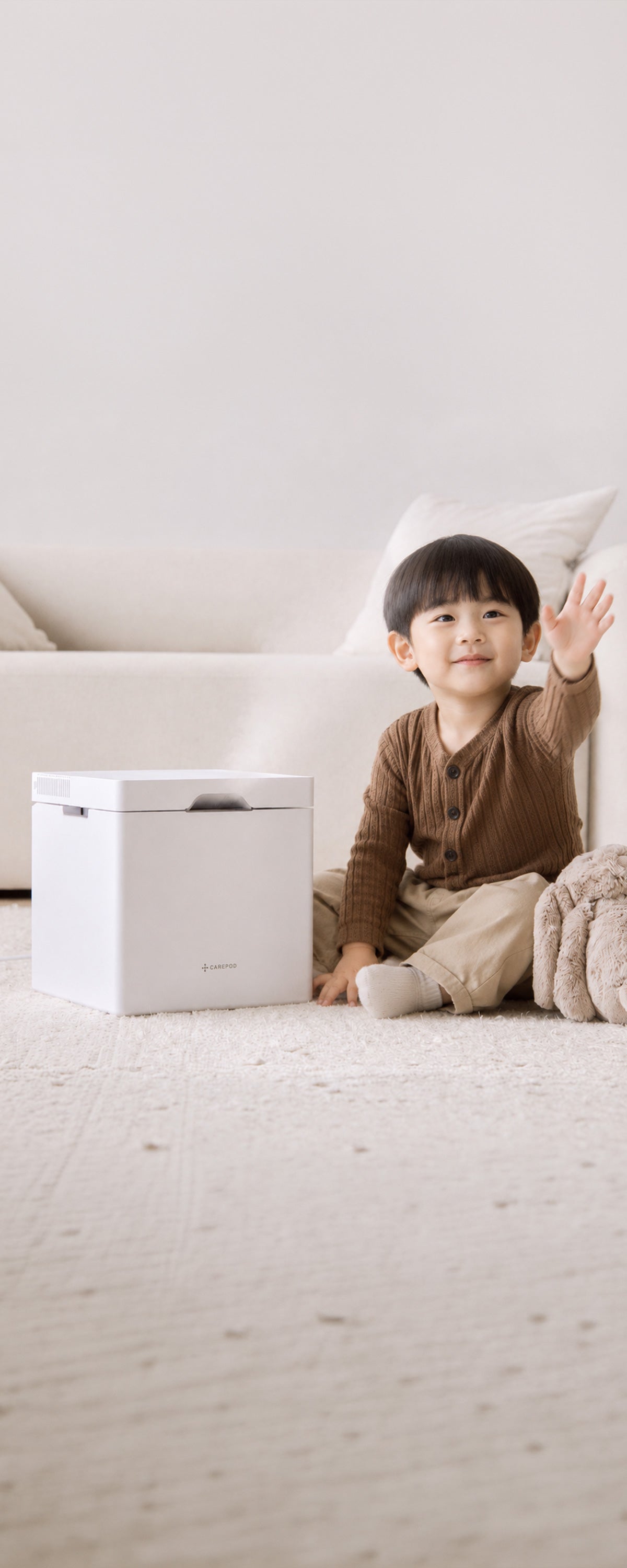 世界初ステンレス加湿器 | 衛生的で洗いやすい - Carepod Japan